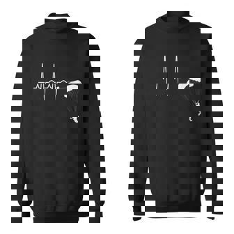 Déroulement Saut En Parachute Heartbeat Homme Parachutiste Sweater e - Cadeauxyz