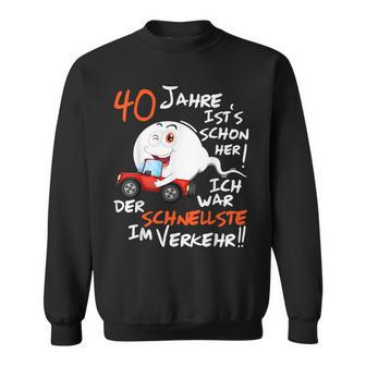 Die Legende Wird 40 Jahre 40S Birthday Sweatshirt - Geschenkecke