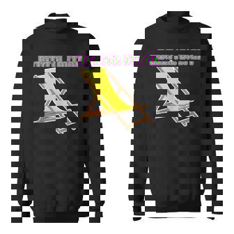 DIGITAL DETOX Deckchair Beach USA Holiday Sun Vacation Tank Top Sweatshirt - Monsterry