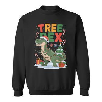 Dinosaur Christmas Jumper Xmas Tree Rex Pyjama Sweatshirt - Geschenkecke