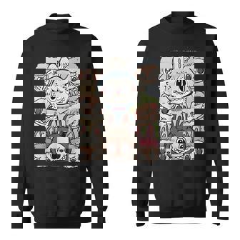 Divertido Labubu Amante Lindo Labubu Y Amigos Camisa de entrenamiento - Regaloses