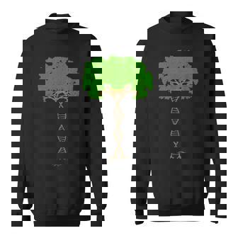 DNA Double Helix Tree Science Biologist Sweatshirt - Monsterry