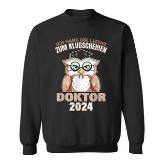 Doctor 2024 Graduation PhD Graduation Party Doctorate Sweatshirt - Geschenkecke