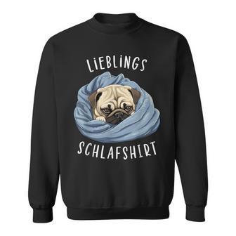 Dog Official Favourite Sleep Pug Sweatshirt - Geschenkecke