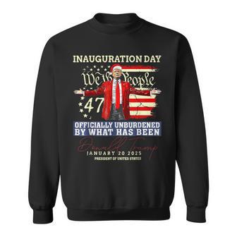 Donald Trump Inauguration Day 2025 47Th President Trump 47 Sweatshirt - Thegiftio UK