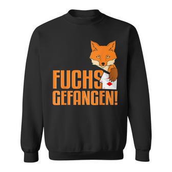 Doppelkopf Card Game Foxes Catch Sweatshirt - Geschenkecke