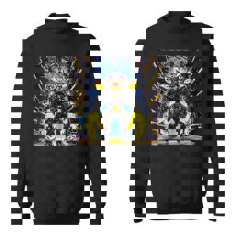 Dragon Battlemech Cyberpunk Sci-Fi Mech Warrior Sci-Fi Robot Tank Top Sweatshirt - Monsterry
