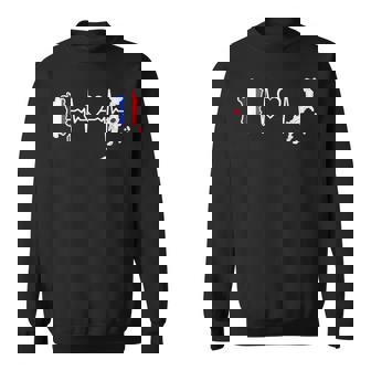 Drapeau De La France Japon Battement De Cœur Japonais Sweater e - Cadeauxyz