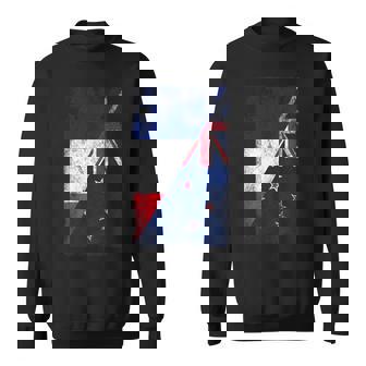 Drapeaux France Et Nouvelle-Zélande Nouvelle-Zélande Française Sweater e - Cadeauxyz