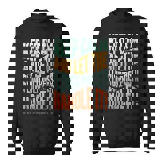 Dried Flower Leaf Pressing Pressed Flower Flower Pressing Sweatshirt - Monsterry