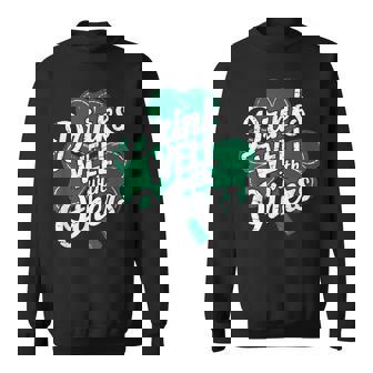 Drinks Well With Others St Patrick's Day Sweatshirt - Thegiftio UK