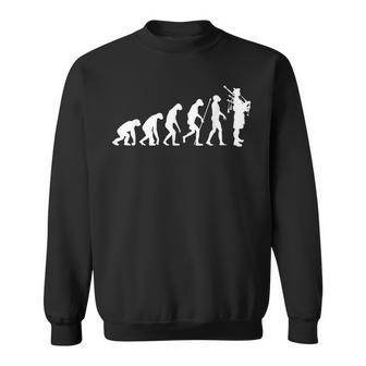 Dudelsack Evolution Dudelsackspieler Schottland Geschenk Sweatshirt - Geschenkecke