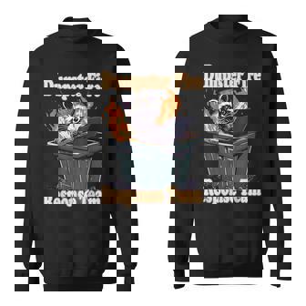 Dumpster Fire Response Team Meme Racoon Lover Humor Sweatshirt - Thegiftio UK