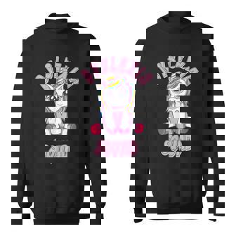 Dyslexia Squad Dyslexic Squad Big Eyes Unicorn Sweatshirt - Monsterry