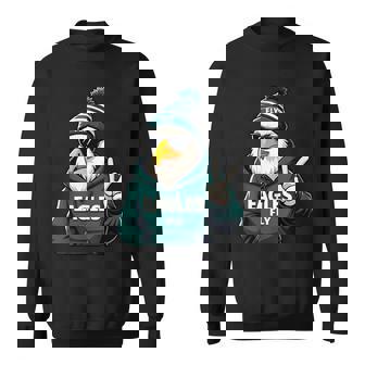 Eagles Fly Vintage Eagles Flying Bird Graphic Eagles Sweatshirt - Monsterry
