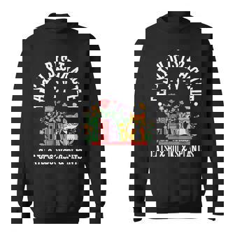 Easily Distracted By Cats And Books & Plants Sweatshirt - Monsterry