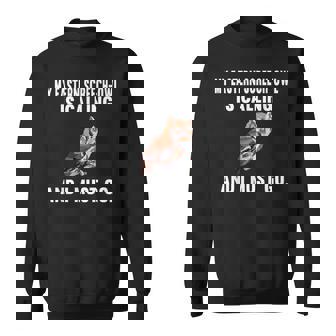 My Eastern Screech-Owl Is Calling And i Must Go Bird Sweatshirt - Monsterry