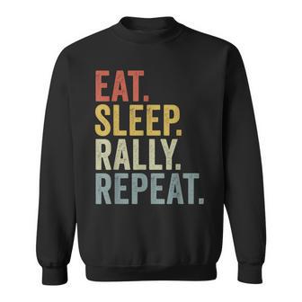 Eat Sleep Rally Repeat Rally Driving Sweatshirt - Geschenkecke