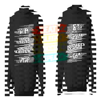 Eat Sleep Soccer Repeat Boys Soccer Lovers & Players Sweatshirt - Thegiftio