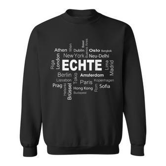 Echte Meine Hauptstadt Echte Meine Hauptstadt Sweatshirt - Geschenkecke