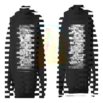 EDM Trippy Street UFO Dance Rave Music Festival Tank Top Sweatshirt - Monsterry