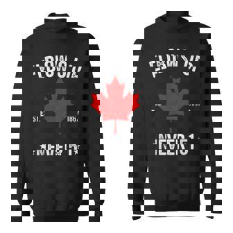 Elbows Up Never 51 Canada Est 1867 Canadian Canada Sweatshirt - Seseable