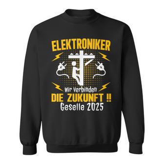 Elektroniker Azubi Ausbildung Gesellenprüfung Geselle 2025 Sweatshirt - Geschenkecke