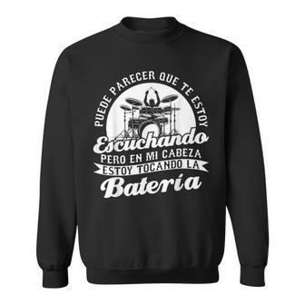 En Mi Cabeza Estoy Tocando La Batería Tambor Baterista Camisa de entrenamiento - Regaloses