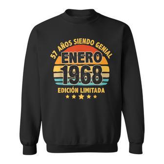 Enero 1968 57 Años Hombre Cumpleaños Regalo Enero 1968 Camisa de entrenamiento - Regaloses