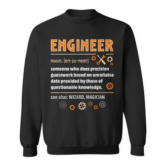 Engineer Definition Engineering Nerdy Science Geek Sweatshirt - Monsterry