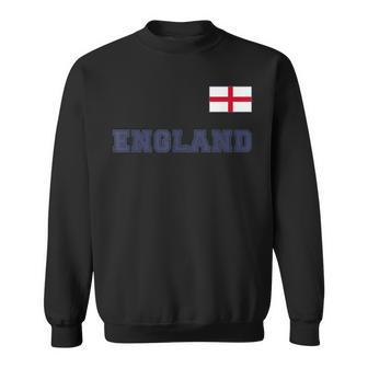 England With National Flag Flag On The Chest Sweatshirt - Geschenkecke