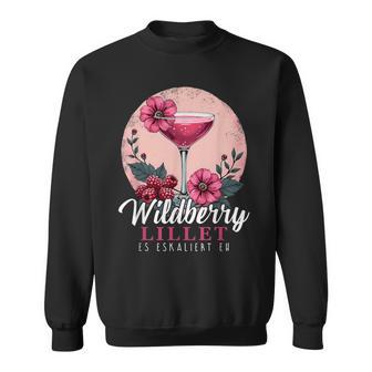 Es Eskaliert Eh Sommer Cocktail Party Wildberry Lillet Damen Sweatshirt - Geschenkecke