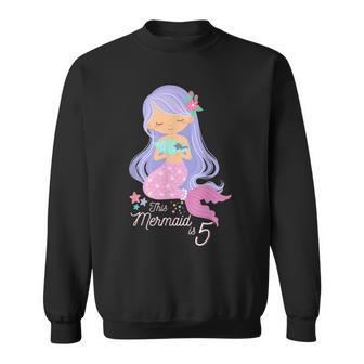 Esta Sirena Es Para 5 Niñas Que Cumplen 5 Años Camisa de entrenamiento - Regaloses