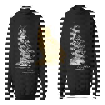 Eurasian Eagle Owl Ornithology Eagle-Owl Uhu Bird Sweatshirt - Monsterry