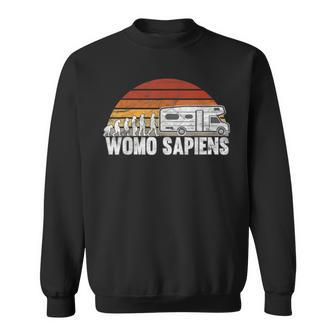 Evolution Caravan Camping Womo Sapiens Sweatshirt - Geschenkecke