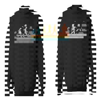Evolution De L'homme Dj Technoinyle Rétrointage Musique Deejay Sweater e - Cadeauxyz