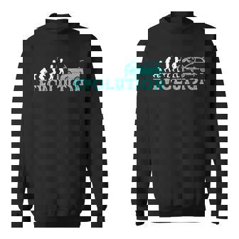 Evolution Humaine Mécanicien Mécano Garage Homme Cadeau Sweater e - Cadeauxyz