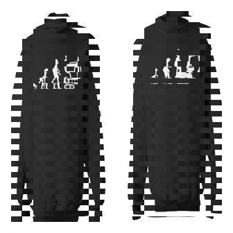 Evolution Pelleteuse Humour Engins Homme Drole Sweater e - Cadeauxyz