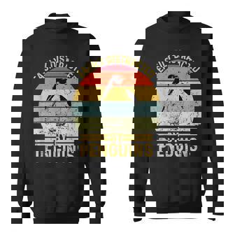 Facilement Distrait Par Les Pingouins Penguin Sweater e - Cadeauxyz