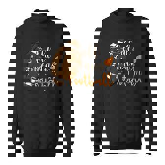 Fall Means Football Player Autumn Thanksgiving Season Men Sweatshirt - Monsterry