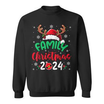 Family Christmas 2024 Santa Reindeer Matching Family Group Sweatshirt - Geschenkecke