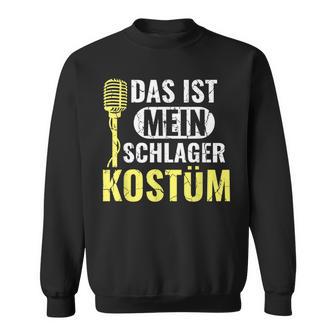 Fancy Dress Folk Music Das Ist Mein Schlager Costume Sweatshirt - Geschenkecke