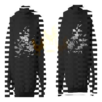 Farmcore Aesthetic Cute Backyard Homestead Chicken Farmer Sweatshirt - Monsterry