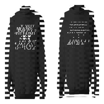 My Favorite People Call Me Ammachi Sweatshirt - Seseable