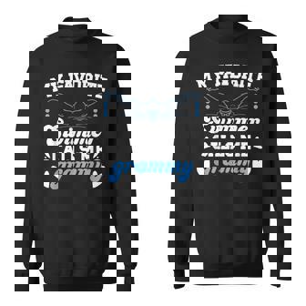 My Favorite Swimmer Grammy Swim Grammy Swimming Grammy Sweatshirt | Seseable UK