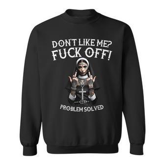 Fearless Nun Rebellion With Style Sweatshirt - Geschenkecke