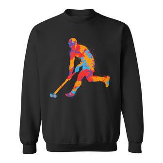 Field Hockey Colourful Hockey Player Children's Hockey Boys Sweatshirt - Geschenkecke