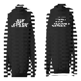 Fight Oligarchy Stand Against Corporate Greed Activist Sweatshirt - Thegiftio UK