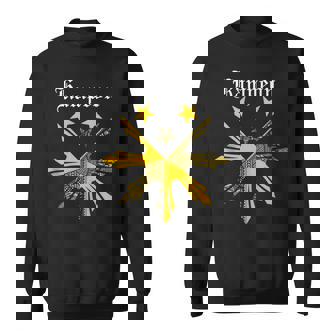 Filipino Heritage KAMPEON Polynesian Tribal Warrior Tattoo Tank Top Sweatshirt - Monsterry