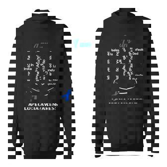 I Am Fine Ruban De Sensibilisation À L'alopécie Bleu Sweater e - Cadeauxyz